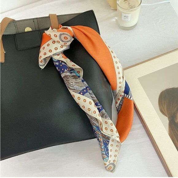 Horse Saddle Silky Scarf  - Picture 4 of 4